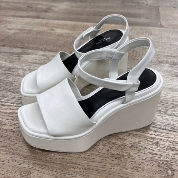 Rag & Bone Byron Sandal in Antique White Size 7 - Picture 3 of 11